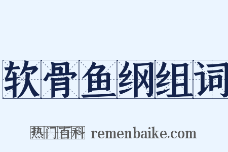 软骨鱼纲组词是什么意思的图片